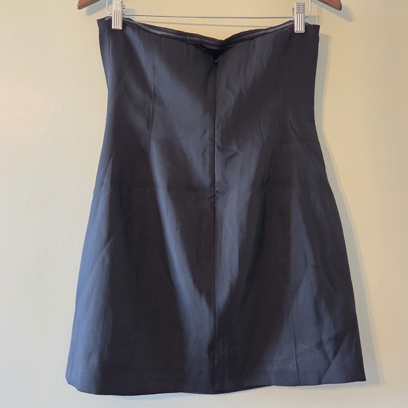 Meshki Strapless Tube Mini Little Black Dress Size Medium - Picture 13 of 15